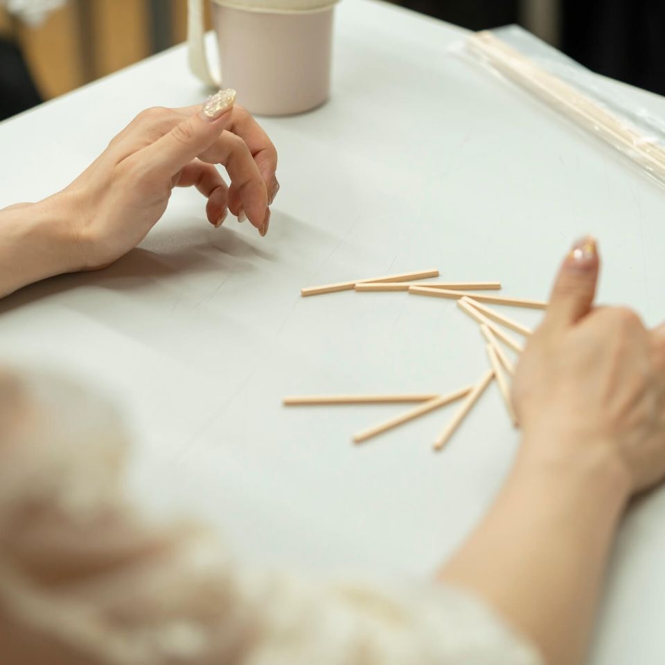 夜間附帯教育 基礎造形専攻～棒材を使って発想力を身につける 夜間附帯